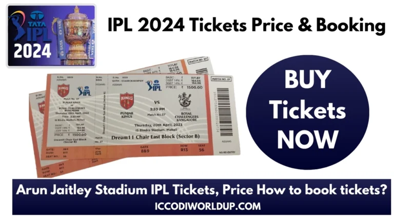 Arun Jaitley Stadium Tickets