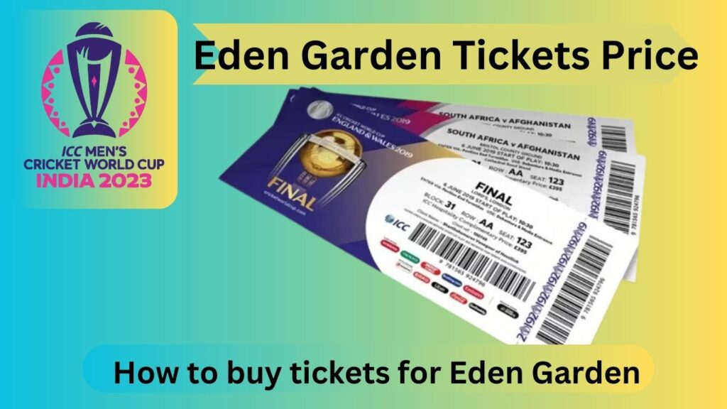 Eden Garden Tickets