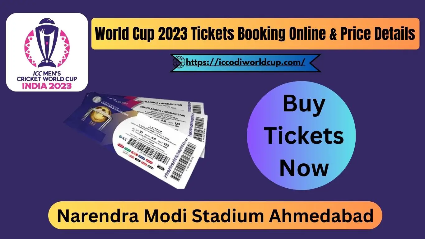 Narendra Modi Stadium Tickets