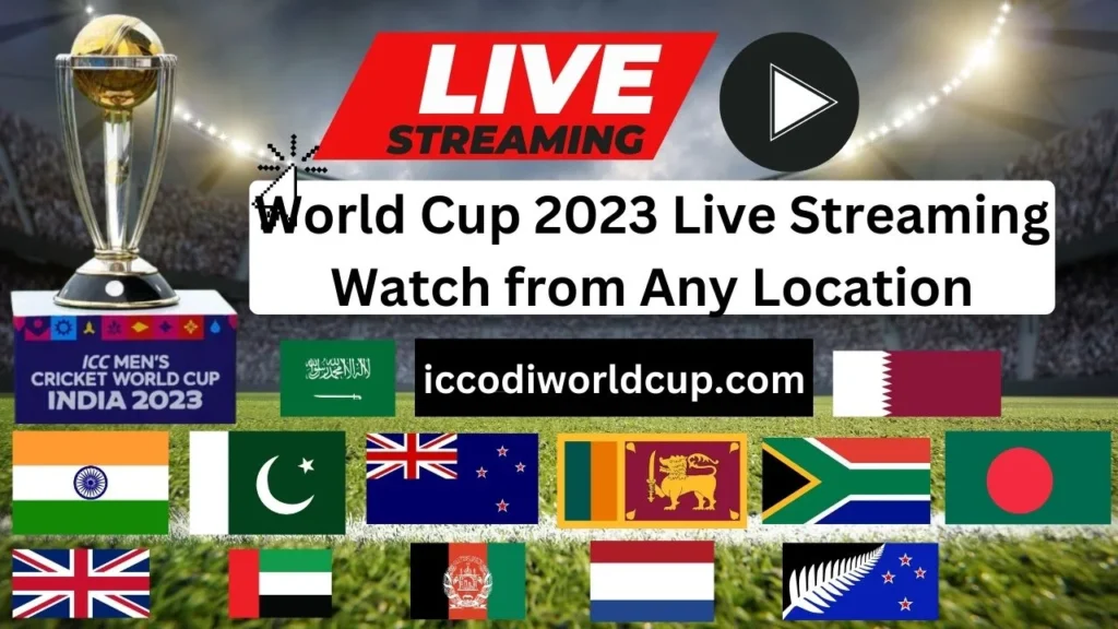 World Cup 2023 Live Streaming