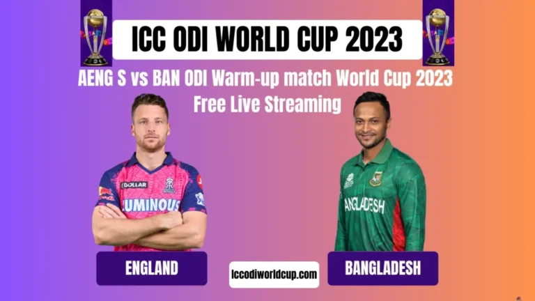 ENG vs BAN