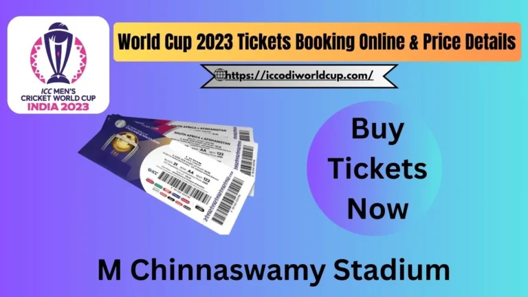 M Chinnaswamy Stadium Tickets