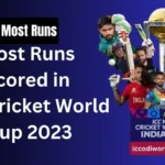 Most Runs Scorer in ICC Cricket World Cup 2023