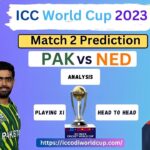 Pakistan vs Netherlands World Cup 2023 Match Prediction, Key Players, Head-to-Head, & Pitch Report
