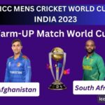 SA vs AFG 2nd ODI Warm-up Match World Cup 2023 Free Live Streaming: How to Watch South Africa vs Afghanistan match Live on Web, TV, Mobile apps online