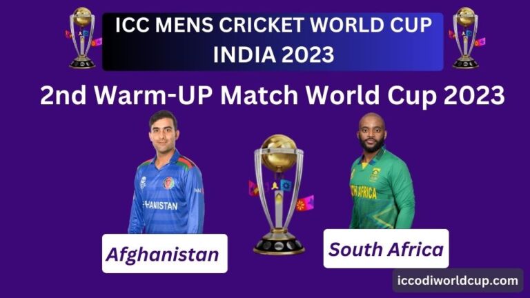 SA vs AFG 2nd ODI Warm-up Match World Cup 2023 Free Live Streaming: How to Watch South Africa vs Afghanistan match Live on Web, TV, Mobile apps online