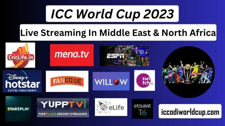 World Cup 2023 Live Streaming