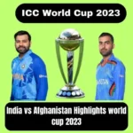 India vs Afghanistan highlights