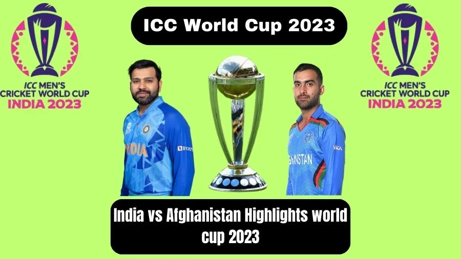 India vs Afghanistan highlights