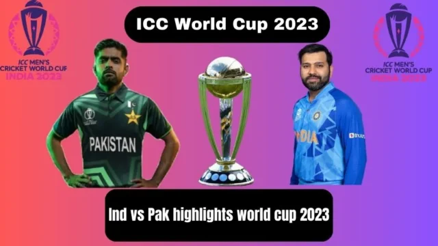 Ind vs Pak highlights