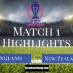 ENG vs NZ 1st ODI Highlights | World Cup 2023 England vs New Zealand