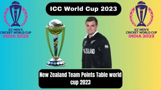 New Zealand team points table