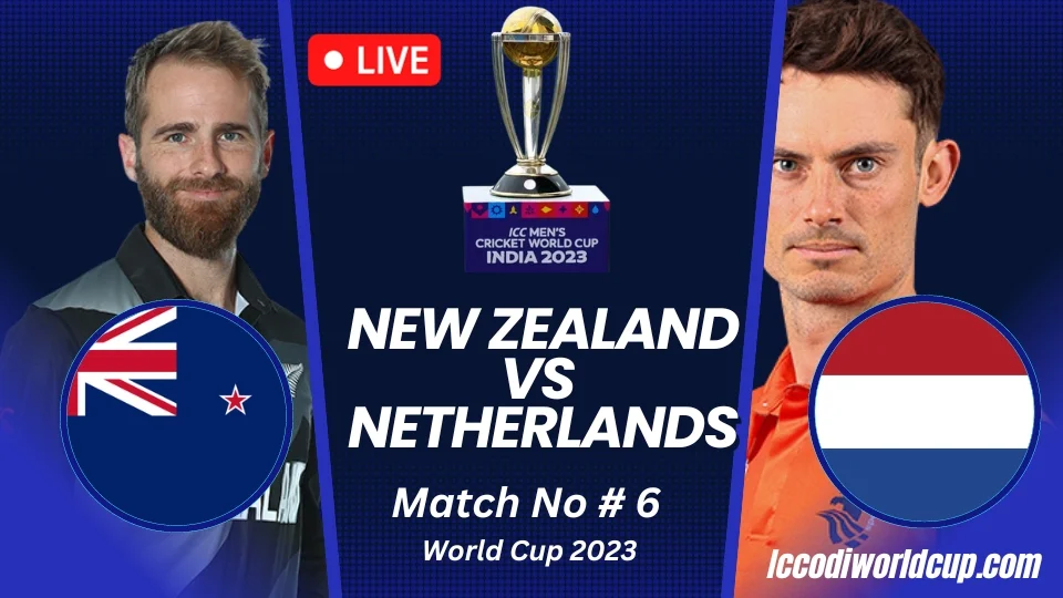 New Zealand vs Netherlands Live Score