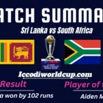 SL vs SA Match Summary: South Africa vs Sri Lanka, 4th Match, ICC Cricket World Cup 2023