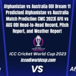 Afghanistan vs Australia
