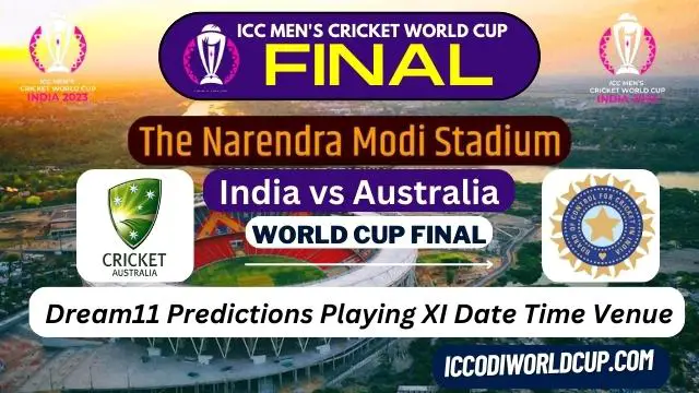 ICC Cricket World Cup 2023 Final