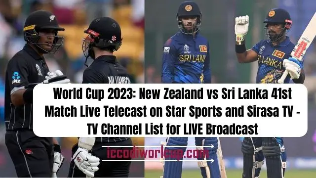 Sri Lanka vs New Zealand Live