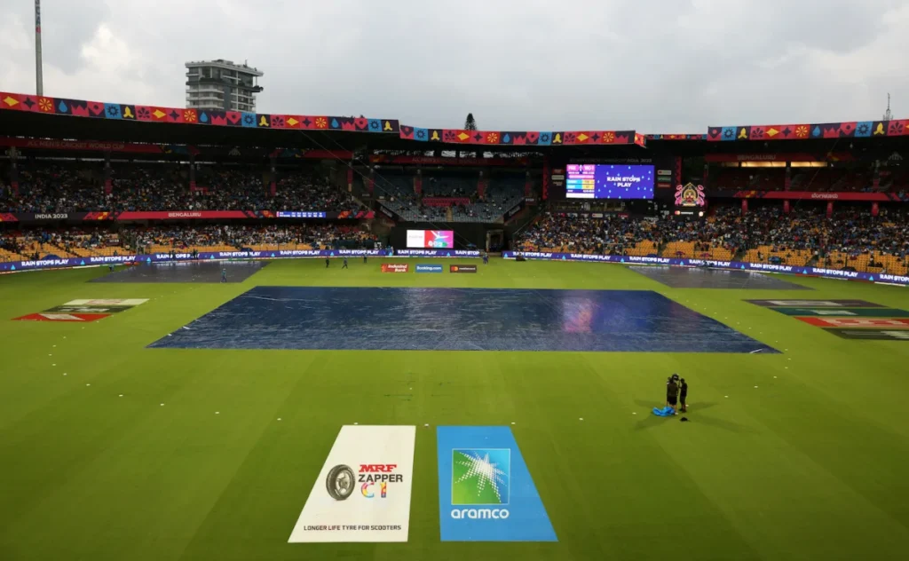 Rain Disrupts Bengaluru Match New Zealand vs Sri Lanka in ICC World Cup 2023