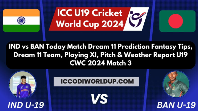 IND U19 vs BAN U19