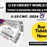 2024 U19 CWC Tickets: How to book U19 World Cup 2024 Tickets