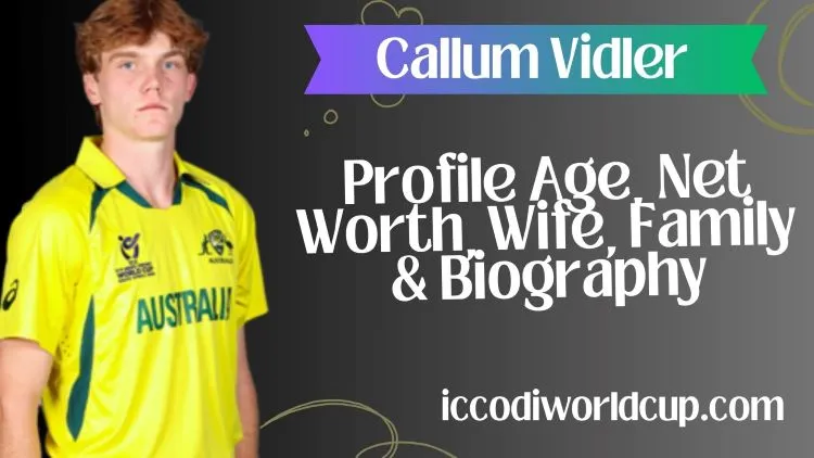 Callum Vidler Profile Biography, Age, Nеtworth and Carееr stats