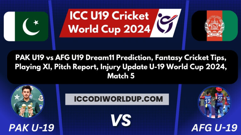 PAK U19 vs AFG U19