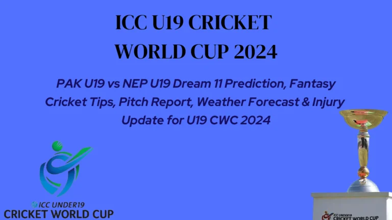 PAK vs NEP U19 Prediction