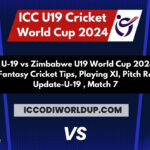 Sri Lanka U-19 vs Zimbabwe U19 World Cup 2024