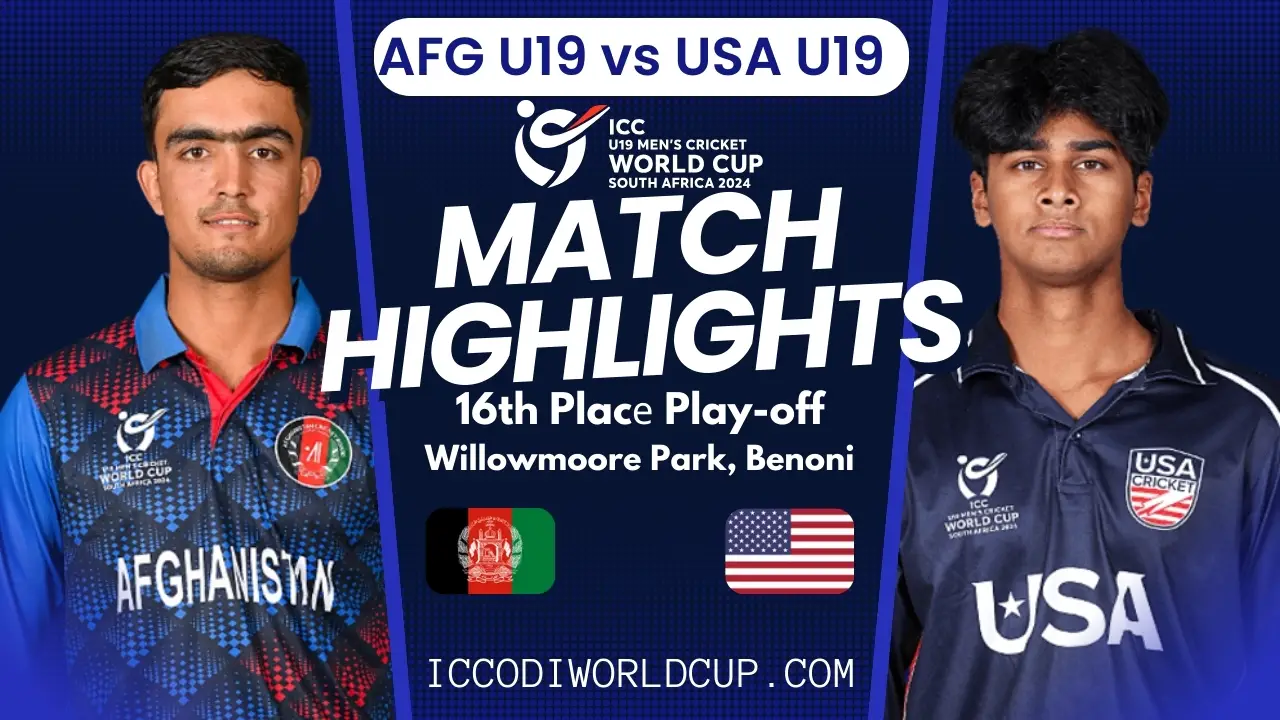 AFG U19 vs USA 19