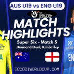 AUS U19 vs ENG U19
