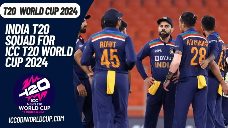 India T20 Squad World Cup 2024