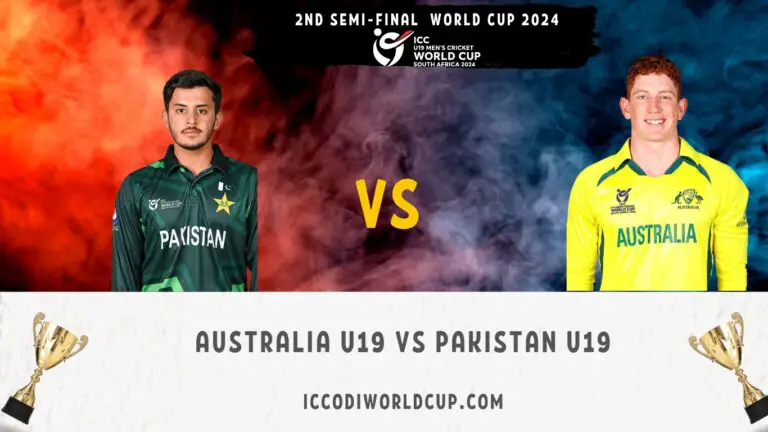 Pakistan-U19 vs Australia-U19