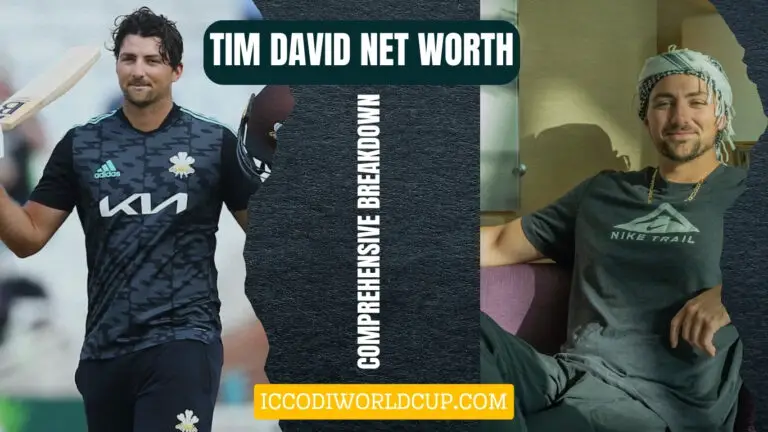 Tim David Net Worth
