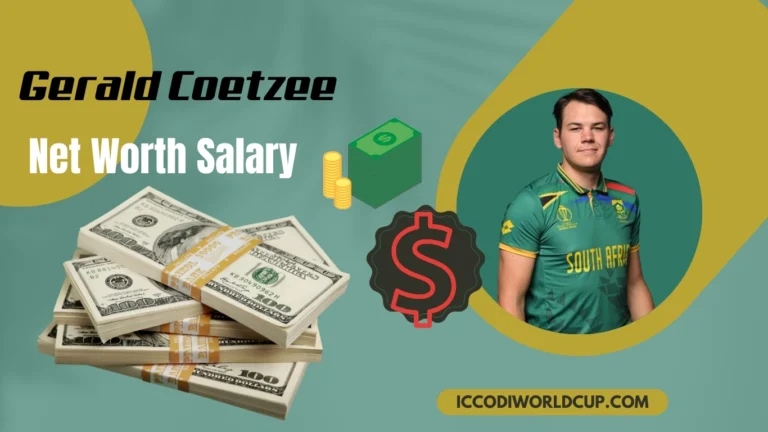 Gerald Coetzee net worth