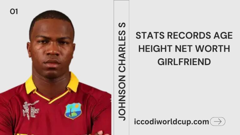 Johnson Charles Net Worth (2024) Cricket Salary & Earnings