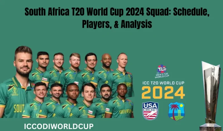 South Africa T20 World Cup 2024 Squad: Schedule, Players, & Analysis