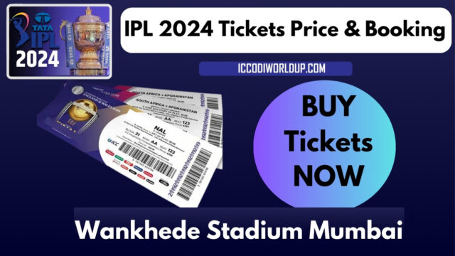 IPL 2024 Tickets Wankhede Stadium
