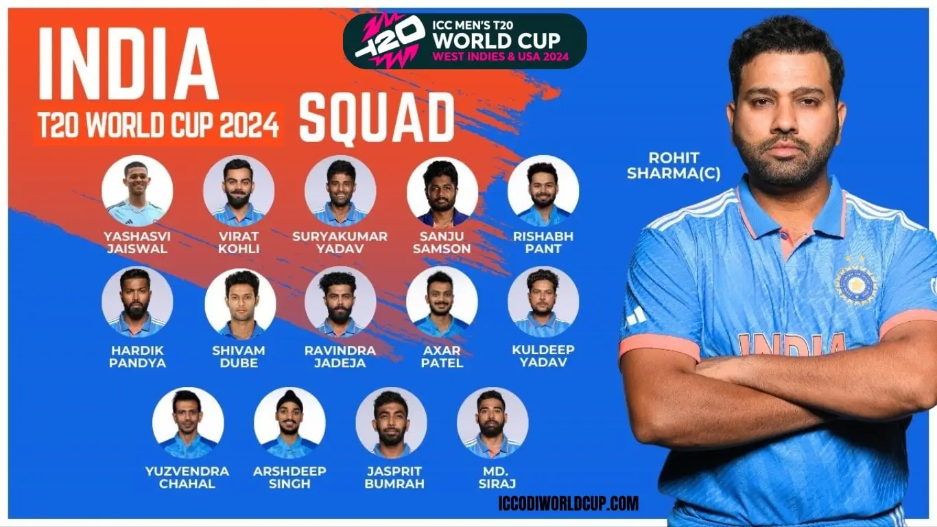 India T20 World Cup 2024 Full Squad, Schedule, & Key Players