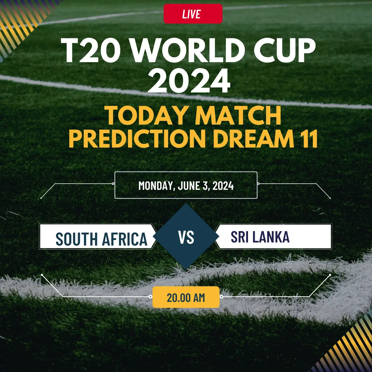 South Africa vs Sri Lanka T20 World Cup 2024 Today Match Prediction, Dream 11, SA vs SL Playing XIs, Fantasy Tips, Pitch & Weather Report