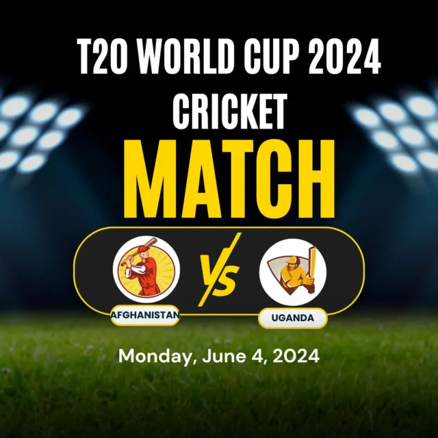 Afghanistan vs Uganda T20 World Cup 2024 Match Prediction, Dream 11, Pitch Report & Weather Report