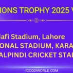 Champions Trophy 2025 Venues