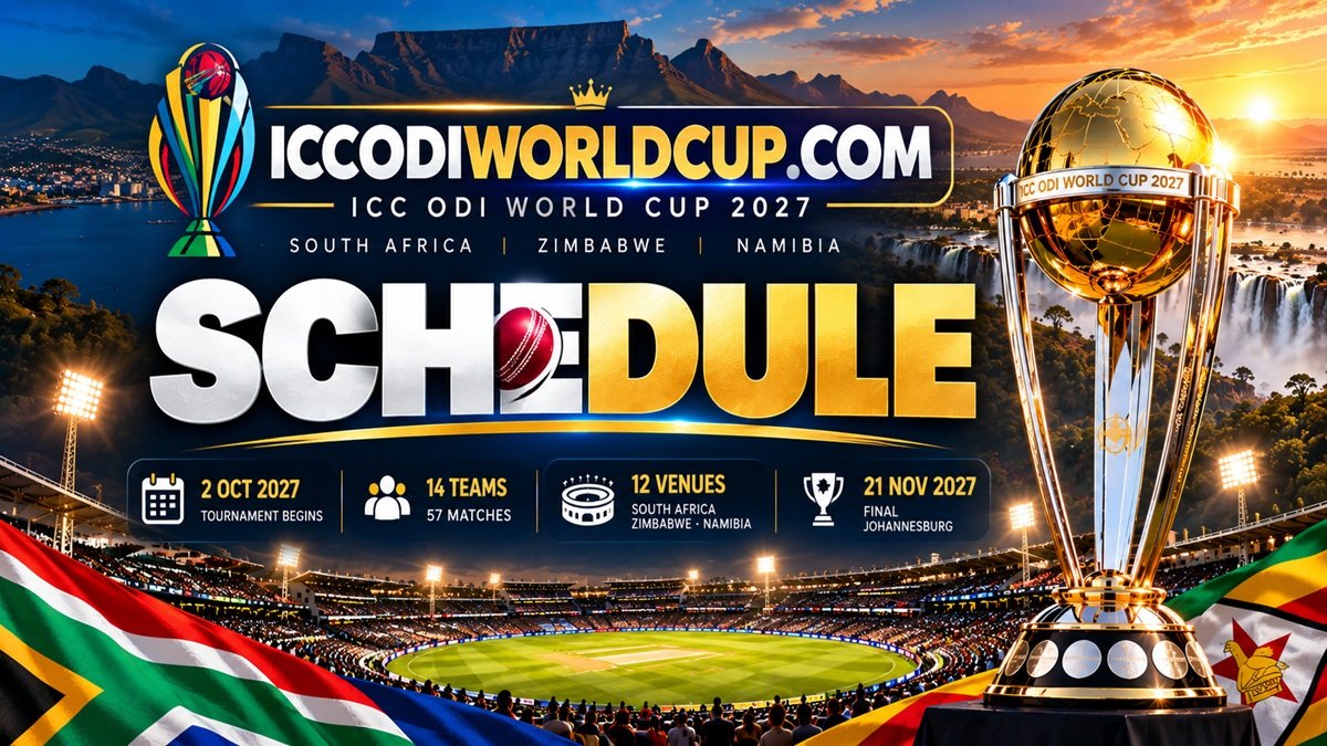 ICC ODI World Cup 2027 Schedule
