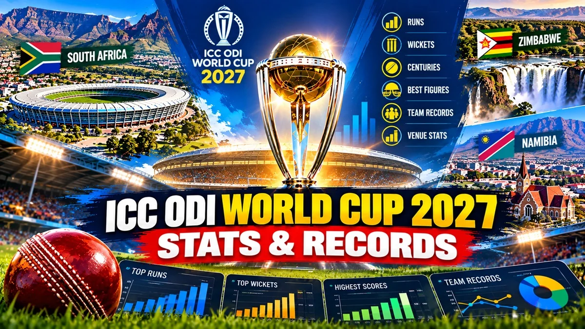ICC ODI World Cup 2027 Stats and Records