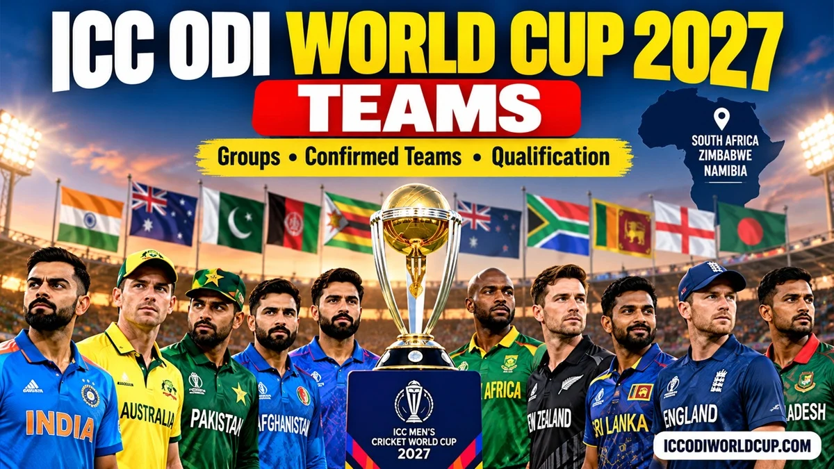 ICC ODI World Cup 2027 teams