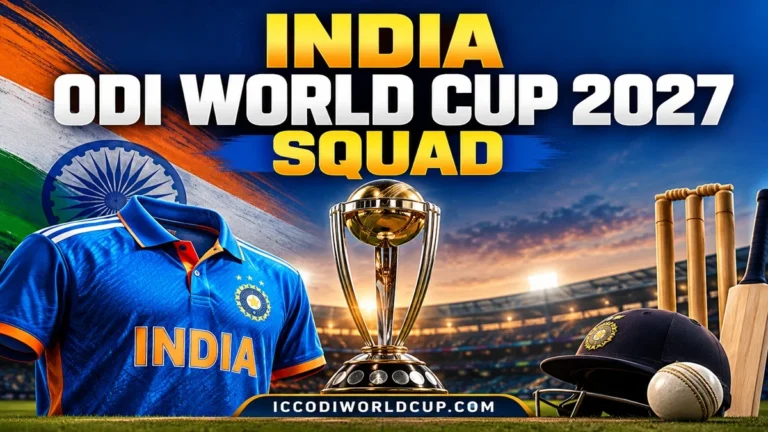 India ODI World Cup 2027 Squad